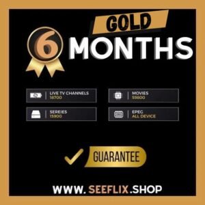 SEEFLIX Gold 6 MONTH